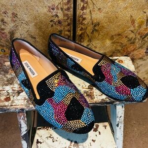 Steve Madden Size 8.5 Colorful  Embellished Loafers